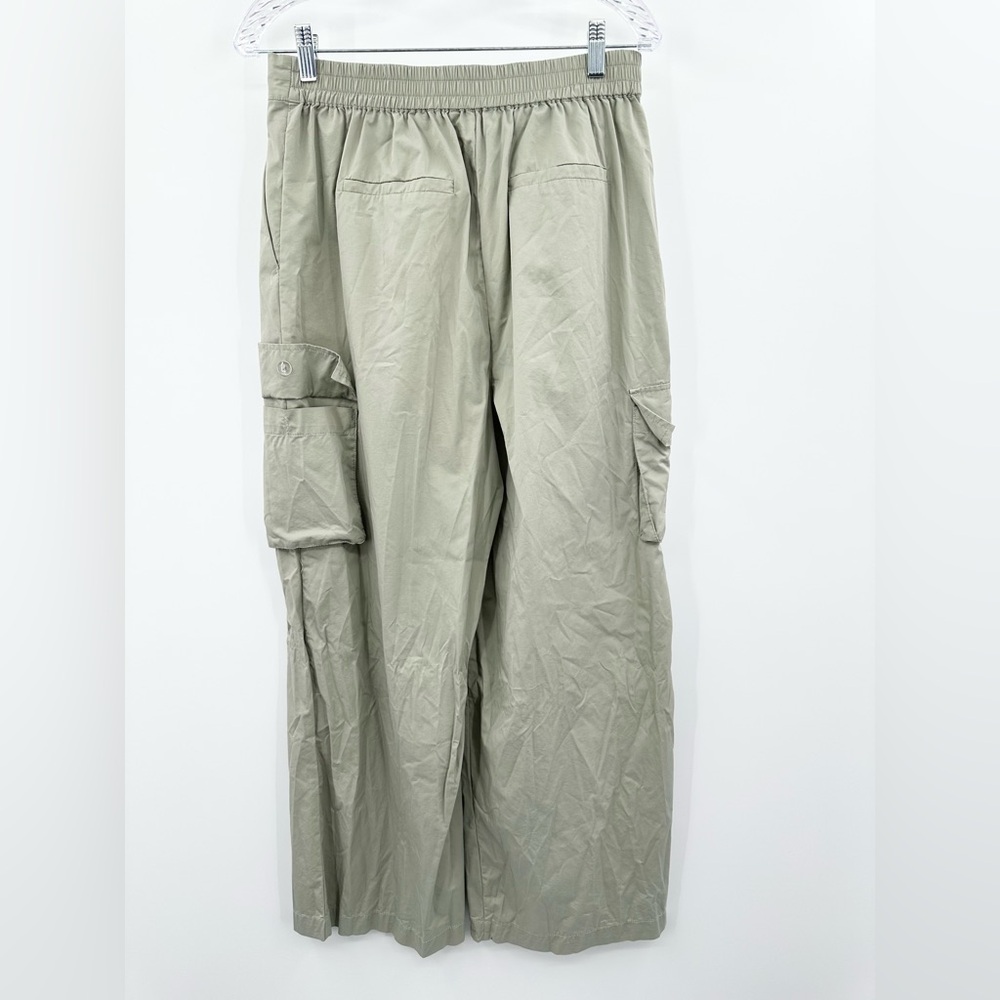 House of Harlow 1960 Cargo Wide Leg Pants Size‎ Medium Women's Sage Green - Picture 2 of 4